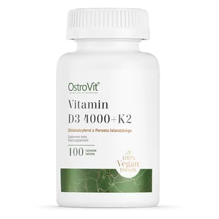 Vitamin D3 4000Iu +K2 Vege 100Tab. - Witaminy i minerały - miniaturka - grafika 1