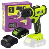 Wiertarko-wkrętarki akumulatorowe - NAC Wkrętarka akumulatorowa z akumulatorem 2 Ah i szybką ładowarką - miniaturka - grafika 1