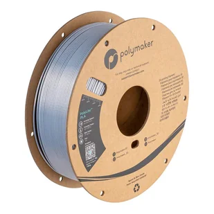 Filament Polymaker PolyLite Silk PLA 1,75mm, 1kg - Silver - Filamenty i akcesoria do drukarek 3D - miniaturka - grafika 1