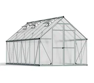 Szklarnie ogrodowe - Palram - Szklarnia aluminiowa Canopia Essence 816 Srebrny 487x244x229 cm - miniaturka - grafika 1