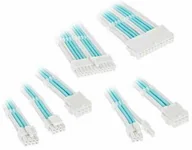 Modding - Kolink Core Adept Braided Cable Extension Kit - Brilliant White/Powder Blue - miniaturka - grafika 1