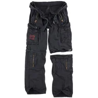 Odzież trekkingowa męska - Surplus Surplus Spodnie Trekkingowe Royal Outback 2w1 Czarne XL - miniaturka - grafika 1