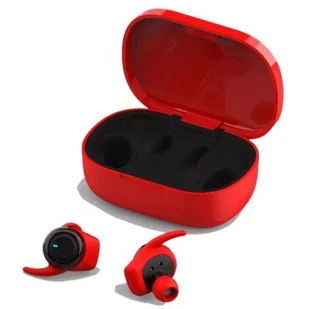 Forever 4Sport TWE-300 Czerwony (GSM099300) - Słuchawki - miniaturka - grafika 1