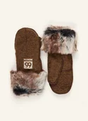 Rękawiczki - 66°North Rękawiczki Sportowe Kaldi Arctic Mittens Ze Sztucznym Futrem braun - miniaturka - grafika 1