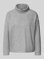 Bluzy damskie - Bluza o kroju relaxed fit ze stójką - miniaturka - grafika 1