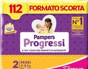 Pieluchy - Pampers Progressi Pieluszki Mini Rozmiar 2 28 szt. (3-6 Kg) - miniaturka - grafika 1