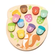 Zabawki interaktywne dla dzieci - Tender Leaf Toys tender leaf toys - Drewniana Zabawka  -  Wiewiórka i Liczenie Żołędzi, Tender Leaf Toys - miniaturka - grafika 1