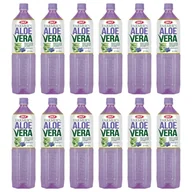 Soki i napoje niegazowane - Okf Napój Farmers Aloe Vera z cząstkami aloesu Blueberry Zestaw 12 x 1.5 l - żywność - miniaturka - grafika 1