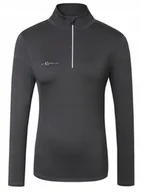 Koszulki jeździeckie - Koszulka Jeździecka Damska Xs Slim Active Grafit Covalliero - miniaturka - grafika 1