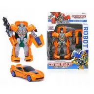 Samochody i pojazdy dla dzieci - Składany Auto-Robot Transformers Wojownik Orange - miniaturka - grafika 1