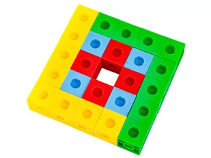 Klocki, Układanka + Karty Gra Logiczna, Nauka Liczenia I Matematyki, - Gry planszowe - miniaturka - grafika 2