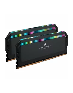 CORSAIR DOMINATOR PLATINUM RGB 32GB 2x16GB DDR5 6000MT/s DIMM Unbuffered 30-36-36-76 Std PMIC XMP 3.0 Black Heatspreader 1.4V - Pamięci RAM - miniaturka - grafika 1