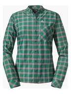 Koszulki sportowe damskie - Schöffel Koszula funkcyjna "Pianosa" w kolorze zielono-szarym - miniaturka - grafika 1