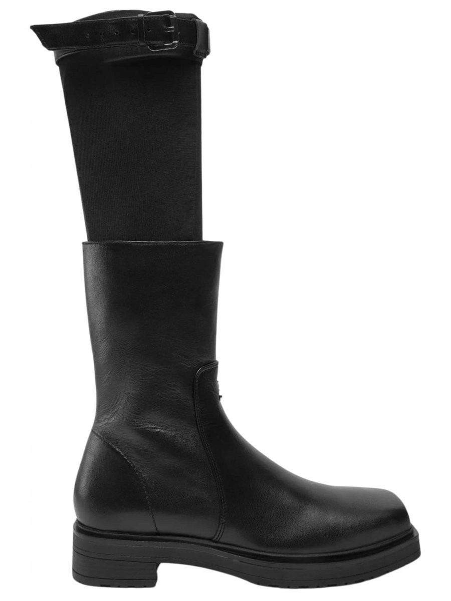 Botki damskie Patrizia Pepe 2Y0016 L078 czarny - Shoes: 39