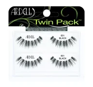 Sztuczne rzęsy i akcesoria - Ardell Twin Pack Sztuczne rzęsy na pasku 601 Black - miniaturka - grafika 1