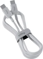 Kable USB - Kabel USB Allity Allity kabel AUC-03 USB-C - USB-C 1,0 m 100W biały - miniaturka - grafika 1
