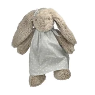 Maskotki i pluszaki - Chinchilla, królisia w szarej sukience, 30 cm (BU241030-D) - miniaturka - grafika 1