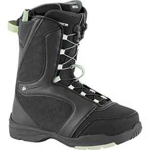 Nitro Damskie buty snowboardowe FLORA TLS BOOT´21, czarno-miętowe, 240 - Buty snowboardowe - miniaturka - grafika 1