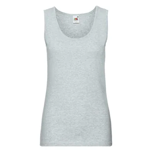 Koszulka damska Valueweight Vest Fruit of the Loom - Heather Grey M - Koszulki i topy damskie - miniaturka - grafika 1