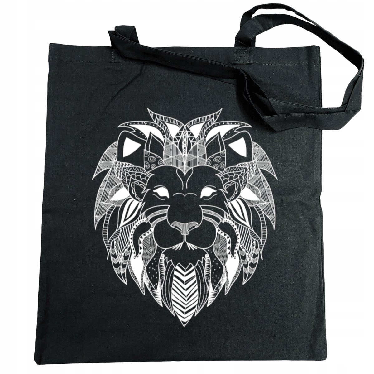 Torba na zakupy nadruk głowa Lew
