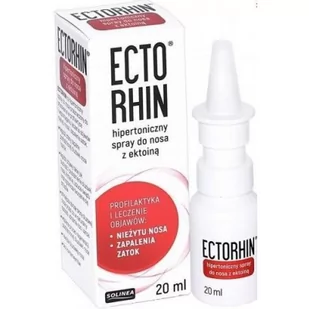 SOLINEA ECTORHIN Hipertoniczny spray do nosa z ektoiną 20 ml 9086533 - Pozostałe kosmetyki - miniaturka - grafika 1