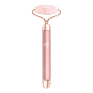 W7 VIBRATING FACE ROLLER Rose Quartz ROLLER DO TWARZY Z WIBRACJAMI - Rollery do masażu - miniaturka - grafika 1