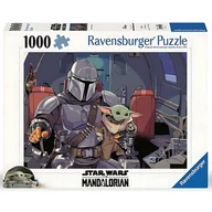 Puzzle - Puzzle RAVENSBURGER Star Wars Mandalorian 12000512 (1000 elementów) - miniaturka - grafika 1