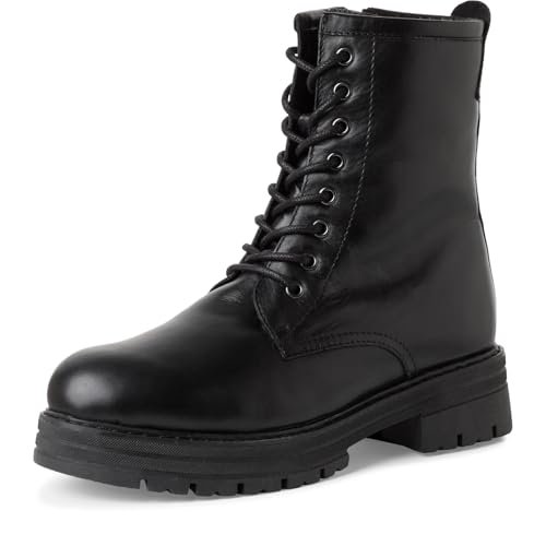 Marco Tozzi Damskie buty Bootie Laced 2-26286-43 modne kozaki, czarne, 36 EU, czarny, 36 EU