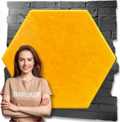 Dekoracje domu - Iteams4Now Panele ścienne filcowe 3d heksagon zagłówek samoprzylepne akustyczne soft - miniaturka - grafika 1