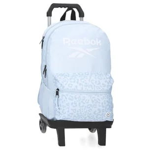 Reebok Maura Plecak szkolny z przenośnym wózkiem 15,6 cala niebieski 31x44x15 cm poliester 20,46 l by Joumma Bags, Niebieski, Talla única, plecak szkolny na kółkach - Plecaki szkolne i tornistry - miniaturka - grafika 1