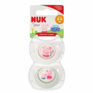 441656 SMOCZEK SILIKONOWY PEPPA 0-6M 551234, 175333 - Smoczki uspokajające - miniaturka - grafika 1