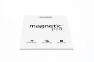 Notesy i bloczki - Magnetic Notes Niesamowity bloczek z karteczkami do notowania  Tesla, magnetyczne karteczki, trzymają się każdej powierzchni, 50 karteczek, biały A4 MP-A4-White - miniaturka - grafika 1