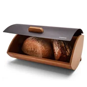 Chlebaki - KönigHOFFER KÖNIGHOFFER COSMIC CHLEBAK CZARNY Z OTWIERANĄ POKRYWĄ 35 CM DREWNO BAMBUSOWE - miniaturka - grafika 1