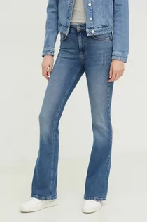Spodnie damskie - Desigual jeansy damskie medium waist - grafika 1