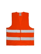 Odzież robocza - Kamizelka Robocza Odblaskowa Pomarańczowa Ostrzegawcza SIATKOWA Mesh ROZM XXXL - miniaturka - grafika 1