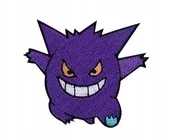 Pasmanteria - Naszywka Termo Haftowana - Pokemon Gengar - miniaturka - grafika 1