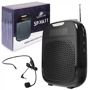 Przewodowy wzmacniacz głosu mikrofon SP-VA11 +FM - Kable - miniaturka - grafika 1