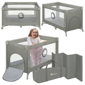 Łóżeczka i kojce - Łóżeczko turystyczne kojec dla dziecka + torba i materac Lionelo Stefi - miniaturka - grafika 1