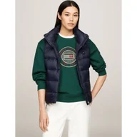 Kamizelki damskie - Tommy Hilfiger Puchowy bezrękawnik | Regular Fit - miniaturka - grafika 1