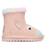 Buty dla dziewczynek - Kozaki Garvalin 251556 Różowy - miniaturka - grafika 1