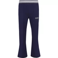 Spodnie sportowe damskie - Guess Spodnie dresowe | flare fit - miniaturka - grafika 1