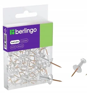 Pinezki do tablicy korkowej 10mm Berlingo 50szt - Pinezki - miniaturka - grafika 1