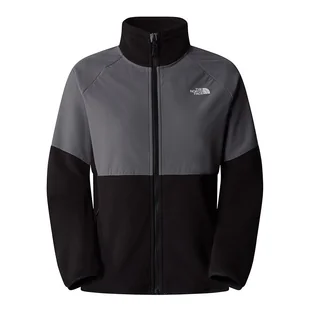 Bluza The North Face 100 Glacier HVWT Full 0A89JAWOO1 - czarno-szara - Bluzy sportowe damskie - miniaturka - grafika 1