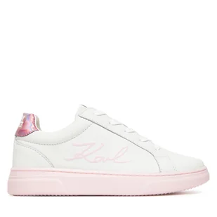 Sneakersy Karl Lagerfeld Kids Z30377 M Biały - Buty dla dziewczynek - miniaturka - grafika 1