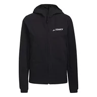 Kurtki damskie - adidas W MT Softshel J kurtka damska, czarny, złoty, srebrny, XL - miniaturka - grafika 1