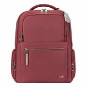 Torby na laptopy - Roncato Biz Backpack 41 cm komora na laptopa bordeaux - miniaturka - grafika 1