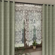 Zasłony - Panel żakardowy Alia 140 x 43 cm beż - miniaturka - grafika 1