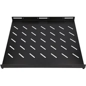 Akcesoria do szaf serwerowych - Extralink EXTRALINK FIXED SHELF FOR 800MM DEPTH CABINET 483MM X 500MM X 1U BLACK - miniaturka - grafika 1