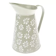 Donice - Zielona metalowa doniczka Dakls Daisy, wys. 22 cm - miniaturka - grafika 1