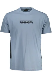 NAPAPIJRI JASNONIEBIESKI T-SHIRT MĘSKI Z KRÓTKIM RĘKAWEM - Napapijri - Koszulki i topy damskie - miniaturka - grafika 1